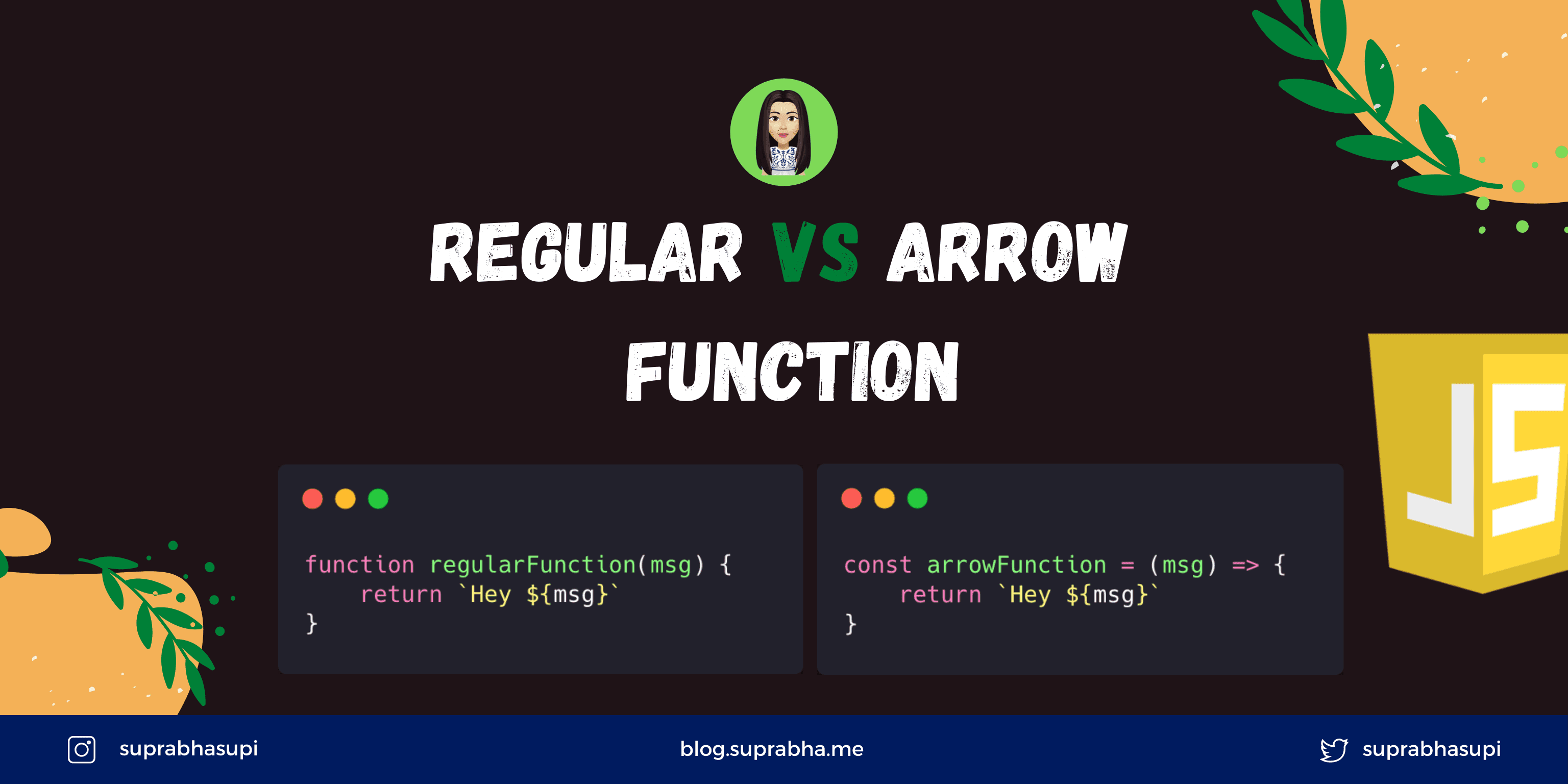 Regular vs Arrow Function